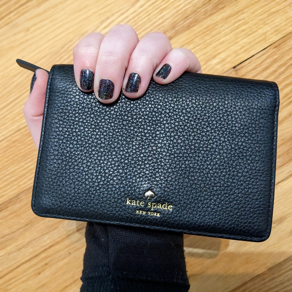 Kate Spade Black Leather Wallet
